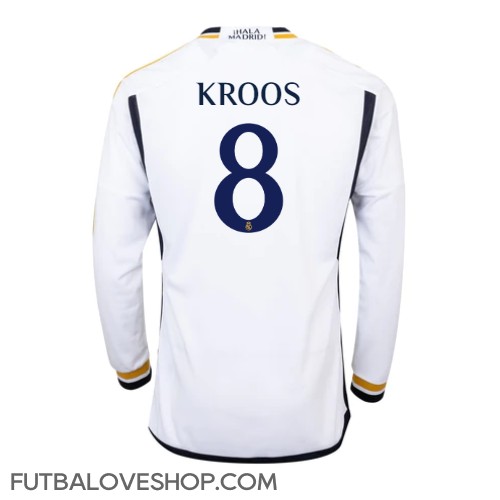 Dres Real Madrid Toni Kroos #8 Domáci 2023-24 Dlhy Rukáv